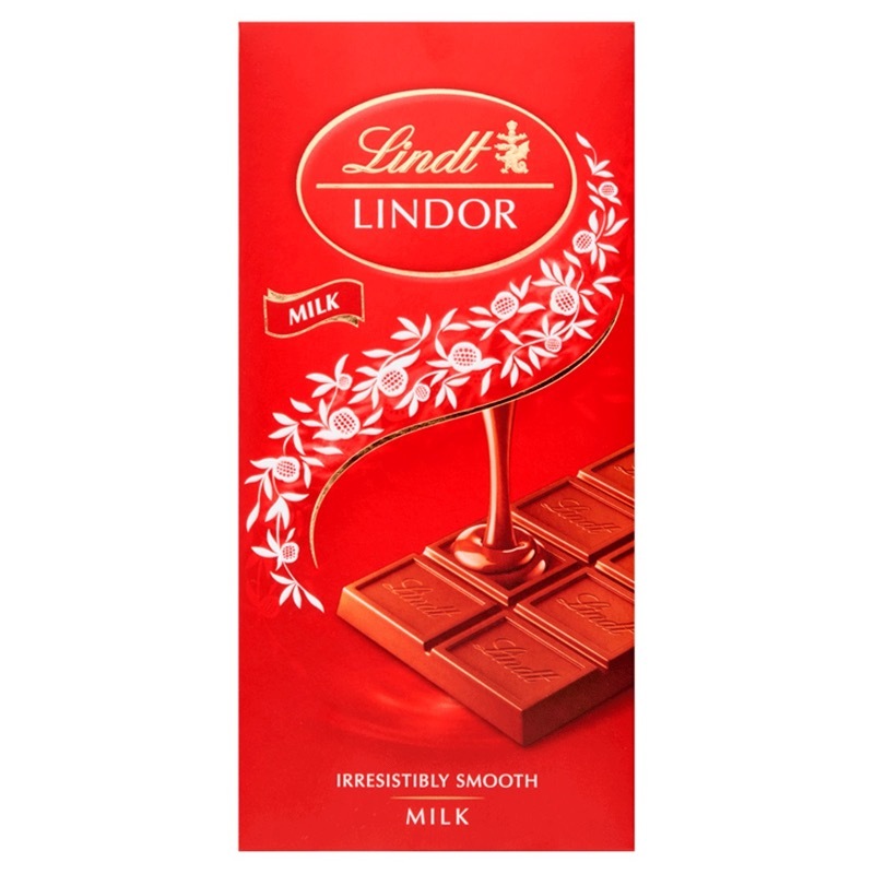  شکلات تخته ای لیندور شیری Lindt LINDOR Milk Bar 100g 